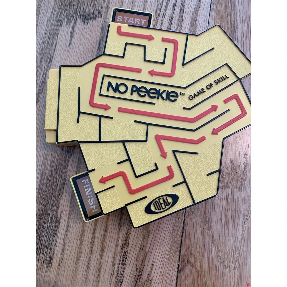 No Peekie Puzzle Game By Ideal 1971
